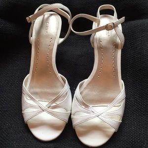 Fioni White Strappy Dress Shoes